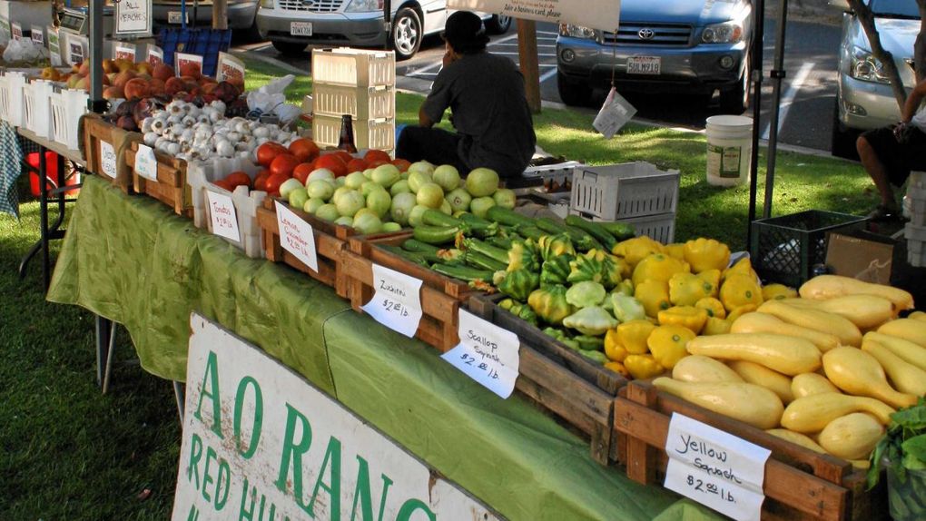 Angels Camp Farmers Market produce, baked goods, live music, wine