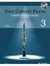 Easy Concert Pieces for Clarinet and Piano