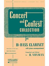 Concert and Contest Collection (Piano Accomp for Bass Clarinet)