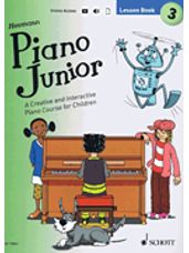 Piano Junior: Lesson Book 3 Book/Online Audio