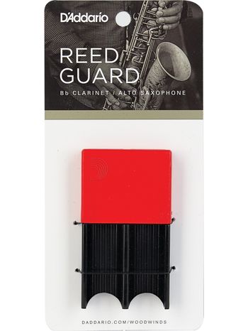 D'Addario Clarinet/Alto Sax Reed Guard - Red