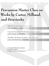 Percussion Masterclass on Works by Carter, Milhaud and Stravinsky