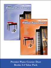 Value Pack #106699 Duet Books 3 & 4 (Premier Piano Course)