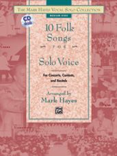 10 Folk Songs for Solo Voice (Book and CD)
