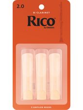 Rico Clarinet Reeds 2; 3-pack