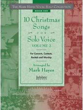 10 Christmas Songs for Solo Voice, Volume 2 (Book/CD)