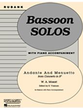 Andante and Menuetto (Bassoon / Piano)
