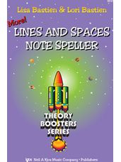 More Lines & Spaces Note Speller (Theory Boosters)