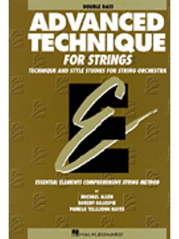 Advanced Technique For Strings - Double Bass