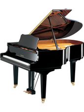Yamaha GC2 Acoustic Baby Grand Piano - 5'8" - Polished Ebony