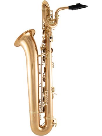 Selmer SBS411 Intermediate Bari Saxophone -rose brass body